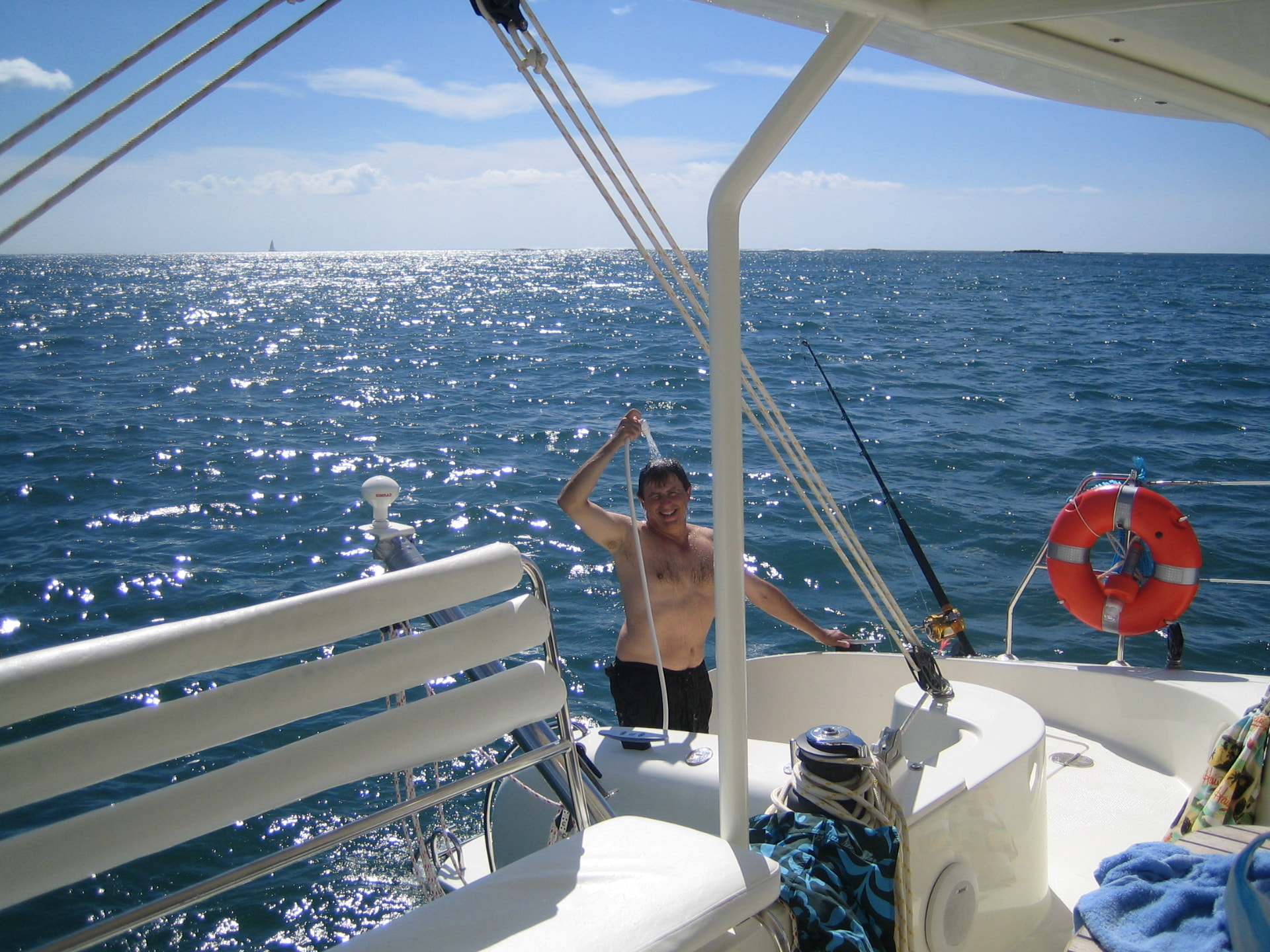 Shower on the stern, Costa Rica