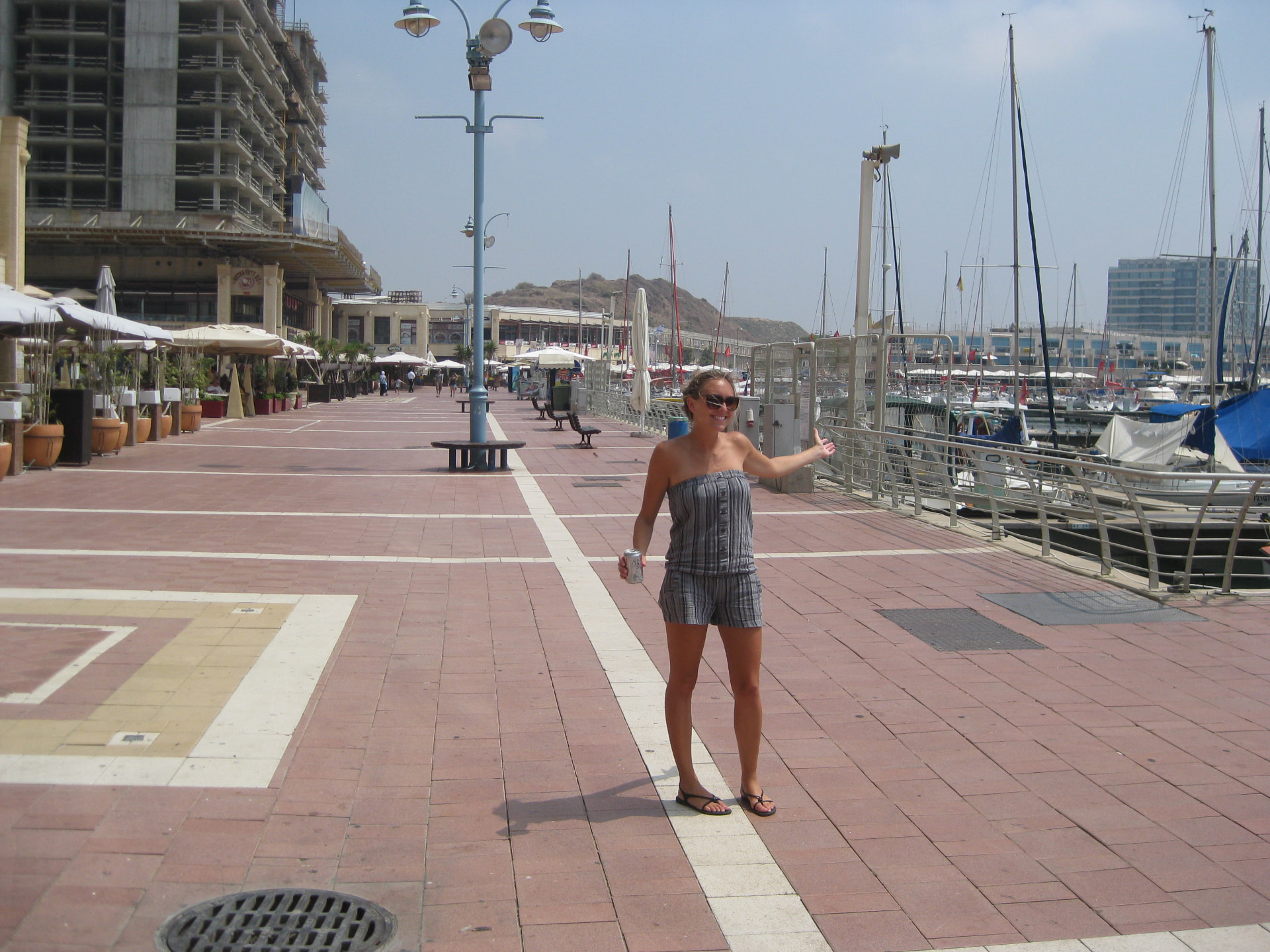 The boardwalk at Herzliya Marina, Israel