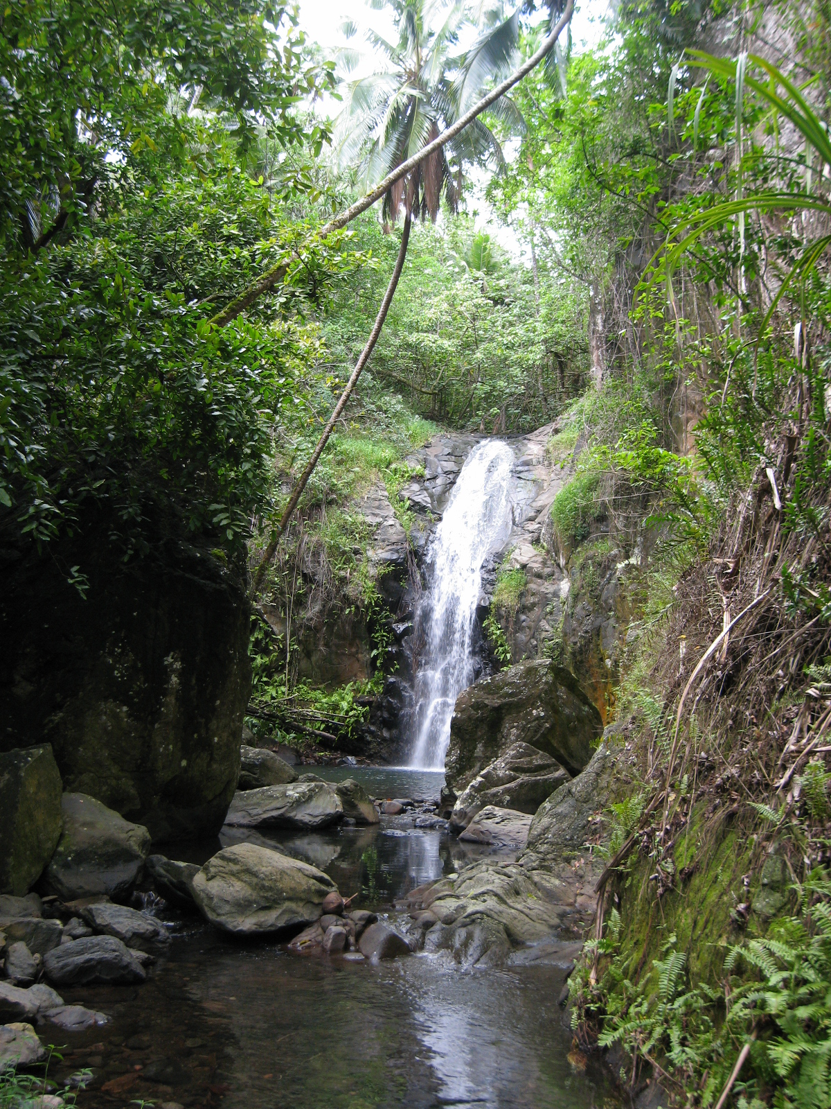 Waterfall hike, Fatu Hiva