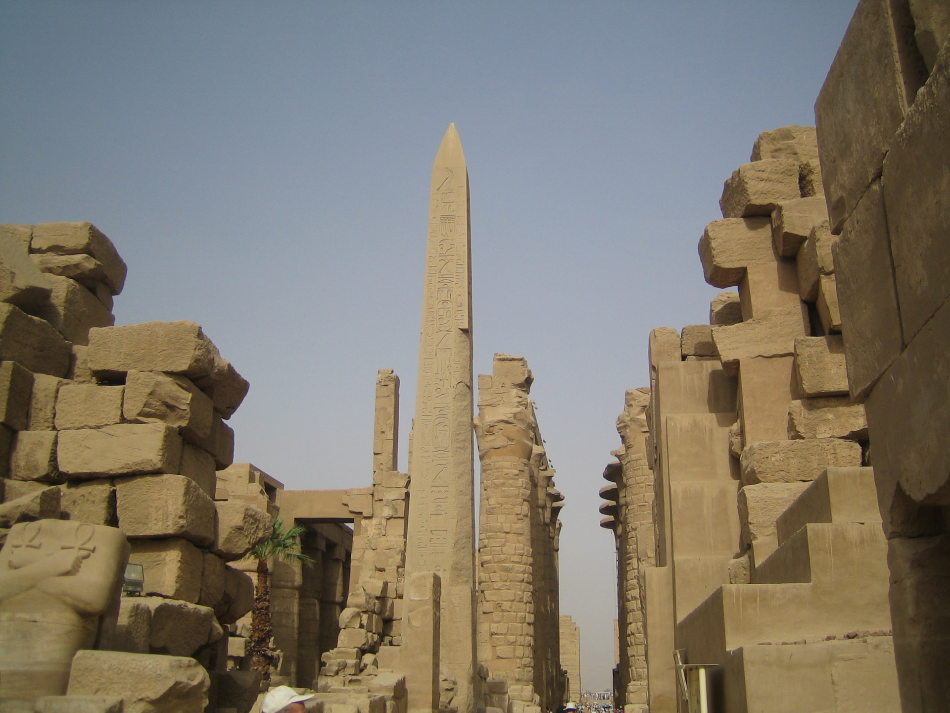 The obelisk at Karnak Temple, Egypt