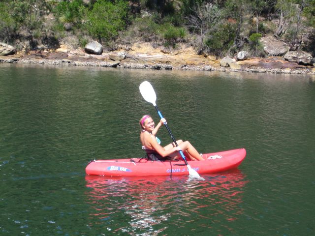 Kayaking in Broken Bay/Pittwater