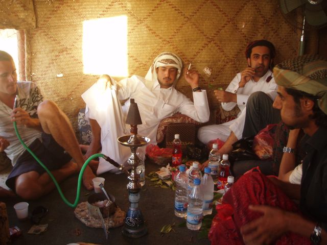 An afternoon with Yemen locals