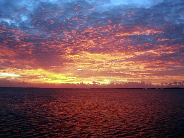 Beautiful Sunset-Penhryn-Northern Cook Islands