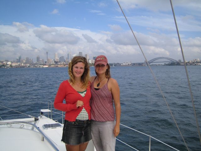 Amy & Angie-NZ to Australia Crew