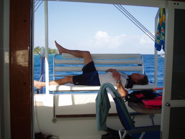 Rick enjoying a Lazy Day!
