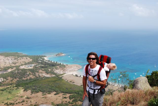 Lizard Island Hike- Jake Hard At Work :-)