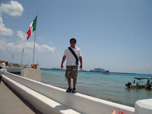 Oscar in Cozumel