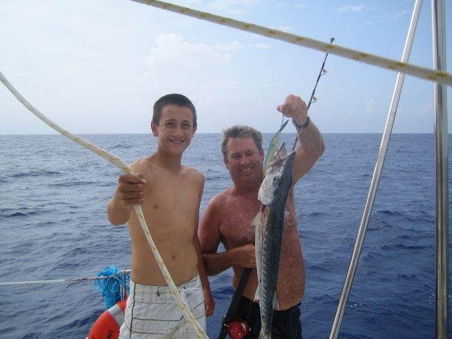 Ron Atwood & Son Charlie Fishing
