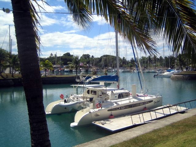 "Free Spirit" at Vuda Point Marina, Fiji