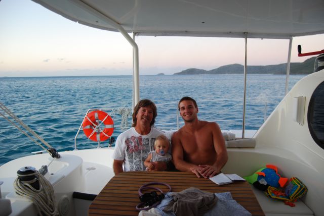Relaxing At Anchor