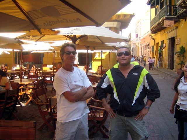 Rick and local friend Johnny,