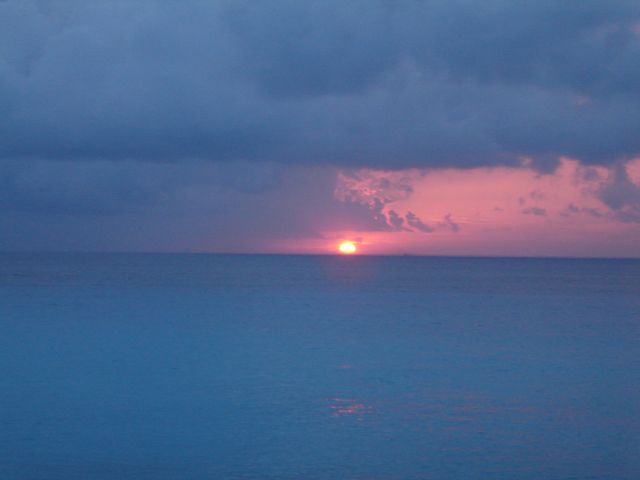 Beautiful Sunset in Cozumel