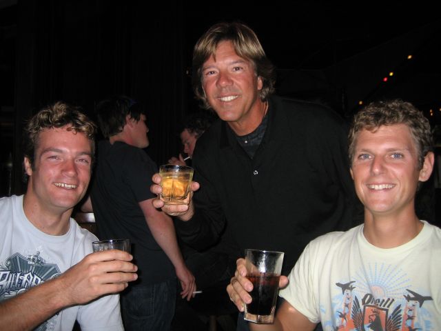 Drinks with Max & Luke (Moonraker crew) in NZ